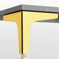 Pieds de meubles en métal de luxe, robustes, dorés, 10/13/15/17 cm, pour canapé, table, chaise, bureau - Fabriqué en Chine