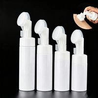 Flacon pompe personnalisé en PET pour cosmétiques, cylindre distributeur 100ml 120ml 150ml 200ml, emballage personnalisé avec logo pour soins du visage
