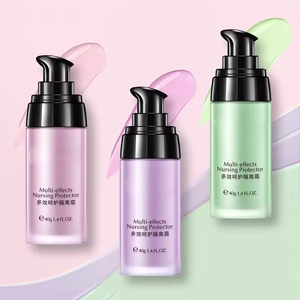 Venta al por mayor 40G Control de aceite de tres colores Imprimación duradera Hidratante Aislamiento Base Cuidado Crema de aislamiento Maquillaje facial simple - Product Image 2