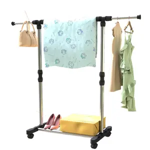 Newest commercial clothing racks heavy duty freestanding clothes rail