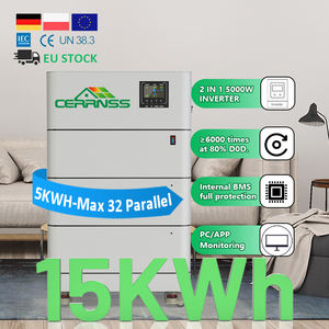 모든 IN <span class=keywords><strong>1</strong></span> 15Kwh 태양열 인버터 스택 리튬 배터리 가정 에너지 저장 6000 사이클 랙 <span class=keywords><strong>LiFePO4</strong></span> AKKU 48V 300Ah <span class=keywords><strong>LiFePO4</strong></span> 배터리 - Product Image 1