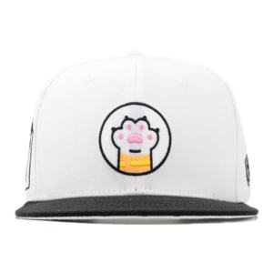 Casquette de basket-ball Snapback à 6 panneaux brodés à plat personnalisée TCAP Chine - Product Image 2