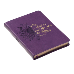 Cadeaux d'art chrétien personnalisés Journal en cuir végétalien violet Cahier d'écriture inspirant <span class=keywords><strong>Bible</strong></span> Verset <span class=keywords><strong>Proverbes</strong></span> Journal - Product Image 3