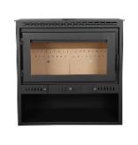 Cheminée à bois en fonte autoportante de style européen KY001-90 pour salon et villa - Product Image 4