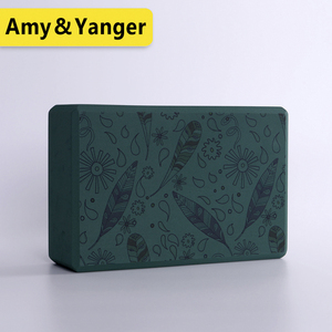 BSCI โรงงานพิเศษสีเขียว <span class=keywords><strong>EVA</strong></span> โฟมโยคะบล็อกที่กำหนดเองพิมพ์รูปแบบโฟมโยคะบล็อก - Product Image 1