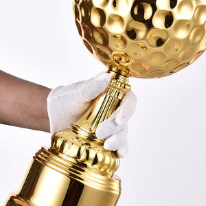 स्मारिका गोल्ड सिल्वर ट्रॉफी कप गोल्डन बॉल फुटबॉल ट्रॉफी पुरस्कार - Product Image 5