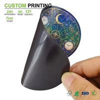 Aimants de réfrigérateur ronds personnalisés avec impression artistique mécanique céleste pour les boutiques de cadeaux et les foires artisanales, service d'impression OEM