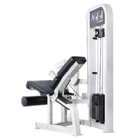 Máquina Comercial de Extensión de Piernas Sentado con Selector de Peso y Torre de Pesas para Entrenamiento de Fuerza de la Parte Inferior del Cuerpo
