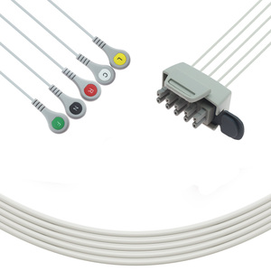 لفيليبس كابل ECG 5 الرصاص القابل للتصرف 90 درع intsap IEC ECG كابلات Leadwire ECG - Product Image 1