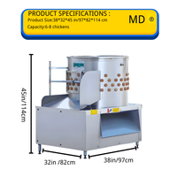 Prix d'usine Cueilleur de poulet automatique Machine d'abattage de volaille Cueilleur de poulet Cueilleur de plumes de poulet