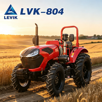 Traktor Pertanian Premium 80HP Konsumsi Bahan Bakar Rendah Tenaga Kuat untuk Operasi di Lahan Gandum dan Lahan Jagung