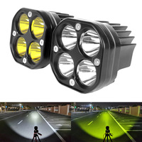 Mini barre d'éclairage de travail LED 3 pouces carré 40W projecteur LED 12V 24V barre de lumière LED hors route pour phare antibrouillard de voiture moto hors route