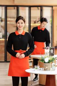 LS-W2509 настраиваемый хлопковый Рабочий Фартук без рукавов, прочный и моющийся, с персонализированным водонепроницаемым логотипом, напечатанным на заказ - Product Image 5