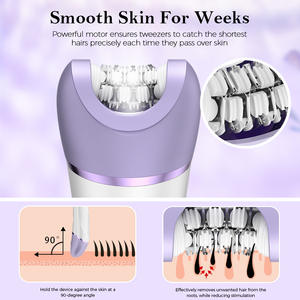 Depiladora Eléctrica Portátil Mini para Mujer 4 en 1 X7, Impermeable, Indolora - Product Image 3