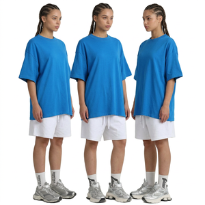 Factory Bulk <b>Wholesale</b> ChangTian 100% Cotton Breathable Knitted Unisex T-shirts Casual Short Sleeve Crew Neck Spring/Summer 220g - Product Image 2