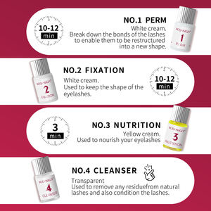 Kit de Tinte para Pestañas y Cejas Iconsign Camellia, Fórmula Sin Azufre, Larga Duración, Apto para Piel Sensible - Product Image 2