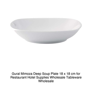 Assiette creuse Mimoza 18 × 18 cm Gural Mmz21 - Product Image 2