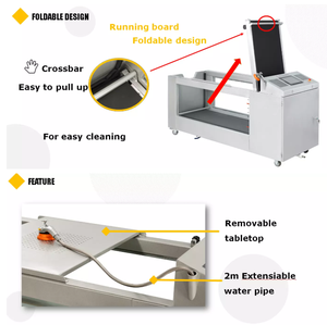 เครื่องออกกำลังกายสำหรับสัตว์เลี้ยง สปาสัตว์แพทย์ ลู่วิ่งสัตว์เลี้ยง สแตนเลส 304 สำหรับสุนัข ใช้ในน้ำได้ ความเร็ว 1.0-10 กม./ชม. - Product Image 5