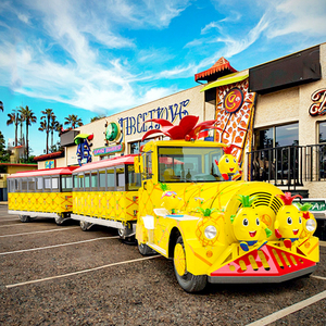 Treno Elettrico Turistico Senza Binari da 72 Posti con Porta Automatica, Veicolo Turistico Personalizzato, Prezzo Autobus Navetta Elettrico Urbano - Product Image 1