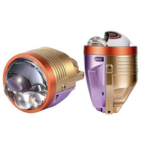 Projecteurs antibrouillard universels Bi LED 3 couleurs 3 pouces 6000K 4300K 3000K, lampe antibrouillard laser LED pour Honda Toyota Nissan