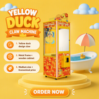 Petite Machine à Pince pour Attraper les Canards, Grue à Poupées Format Compact avec Monnayeur