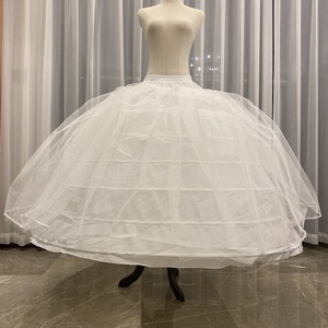 QUEENSGOWN Stock <span class=keywords><strong>Jupon</strong></span> à 7 cerceaux pour robe de mariée, volumineux et moelleux, <span class=keywords><strong>avec</strong></span> tulle, ajustable - Product Image 2