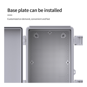 IP66 Waterproof Outdoor Electrical Junction <strong>Box</strong> 400x300x170 Hinged Plastic Enclosure Mounting Plate Electronics Instrument - Product Image 5