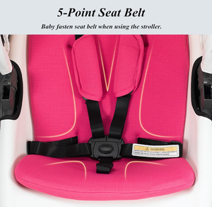 รถเข็นเด็ก <span class=keywords><strong>HOTMOM</strong></span> 3 in 1 แบบปรับเอนนอนได้ นั่งได้ นอนได้ พับเก็บได้ น้ำหนักเบา สำหรับเด็กอายุ 0-3 ปี - Product Image 6