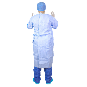 Haixin Health Aami <span class=keywords><strong>Level</strong></span> 4 Wegwerp Chirurgische Japon Boek Opvouwbare Gebreide Ppe Medische Kleding Bvb Operatiejurk Leveranciers - Product Image 2