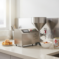 Máquina Inyectora de Mini Pasteles |   Llenadora de Escritorio Semiautomática para Líquidos y Masas Espesas con Partículas