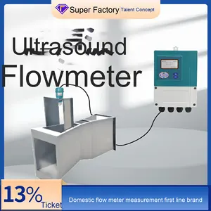 超音波オープンチャネル流量計農業灌漑河川水質テスターOEMプラスチックLCDディスプレイ - Product Image 5