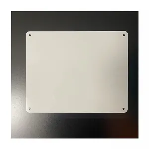 2024 Gloss White Dye cetakan sublimasi Panel foto aluminium kosong 9 "X12" .026 "ketebalan