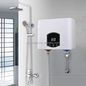เครื่องทำน้ำอุ่นไฟฟ้าแบบตั้งพื้น 220v สำหรับบ้าน ยี่ห้อ Suitabe Smart Calentador De Agua Electrico รุ่น Tankless Instant Water Heater - Product Image 1