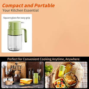 Vaporisateur d'huile réutilisable en gros, outil de cuisine polyvalent, flacon pulvérisateur d'huile tendance - Product Image 5