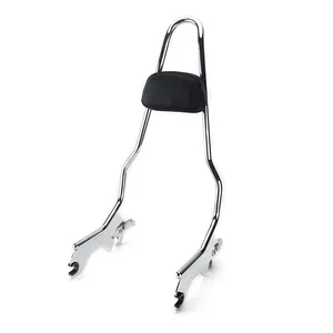 <span class=keywords><strong>Respaldo</strong></span> <span class=keywords><strong>de</strong></span> pasajero desmontable cromado <span class=keywords><strong>de</strong></span> 20 pulgadas <span class=keywords><strong>de</strong></span> alto, barra Sissy para Harley Softail, Street, Bob, FLDE, FLHC, FLHCS, FLSL, FXBB, FXST, 2018 - Product Image 1