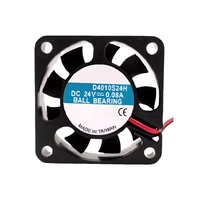 Ventilateur CPU D4010S24H 4010 24V 0.08A silencieux 4CM neuf d'origine pour refroidissement de puissance PLC en stock