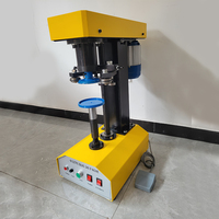 Machine de scellage de boîtes électrique 110V 220V, scelleuse automatique de boîtes de bureau 10-20 pièces/min, pour boîtes en étain, aluminium, plastique, PET, film papier 35-126mm