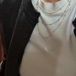 S925 Pure Silver Antique Style Full Diamond Cross Pendant <b>Necklace</b> Sweet Cool Light Luxury Retro <b>Fashion</b> <b>Layered</b> <b>Necklaces</b> - Product Image 3