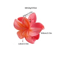 Jepit Rambut Logam Bunga Hibiscus Hawaii Grosir, Tahan Air, Gaya Manis, Aksesoris Rambut Fashion, Desain Bunga Cantik untuk Wanita