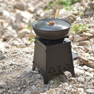 Poêle à <span class=keywords><strong>bois</strong></span> robuste de type pagode - Poêle de cuisson portable d'extérieur à haute efficacité - Product Image 5