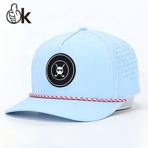 Personnalisé unisexe 5 panneau corde Gorras Laser camionneur chapeau <span class=keywords><strong>casquette</strong></span> de Baseball coupe trou perforé Richardson 112 Sport Golf sport papa chapeaux - Product Image 4