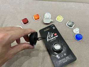 Vente en gros désodorisant personnalisé respirant à saveur de glace en cristal pour bouche d'aération <span class=keywords><strong>recharge</strong></span> en plastique liquide de parfum à membrane respirante pour voiture - Product Image 6