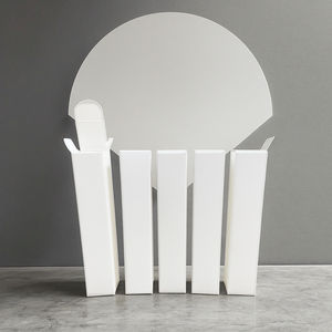 Caja Pequeña Blanca Corrugada para Almacenamiento de Cosméticos, Caja Blanca Pequeña de Varios Tamaños, Embalaje Personalizable en Blanco para Venta al por Menor/Almacenamiento - Product Image 2