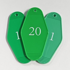 Design Custom logo Motel <b>Key</b> <b>Ring</b> Vintage Plastic Retro Vintage Motel <b>Key</b> Chain Custom Room Motel HOTEL KEYCHAIN - Product Image 5