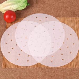 Papel de Hornear Biodegradable con Revestimiento de Doble Cara, Pulpa de Madera Virgen, Antiadherente para Dumplings y Bocadillos al Vapor - Product Image 6