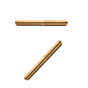 Stylo à bille croisé en laiton, stylo de fontaine de narguilé torsadé fait à la main - Product Image 4