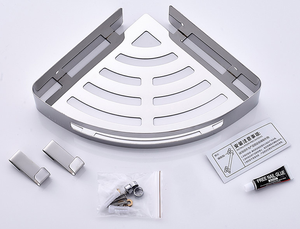 Étagère d'angle pour salle de bain en <span class=keywords><strong>acier</strong></span> inoxydable 304 avec organisateur de rangement adhésif pour salle de bain et cuisine - Product Image 6