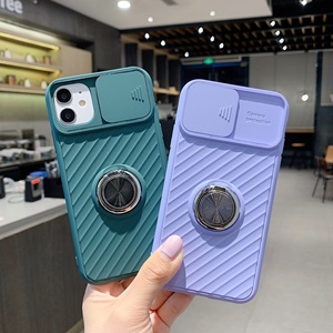 para iPhone 12 <span class=keywords><strong>SE</strong></span> <span class=keywords><strong>2020</strong></span> 11 11Pro Max XR XS Max X a prueba de golpes a prueba anillo suave caja del teléfono de tpu - Product Image 1