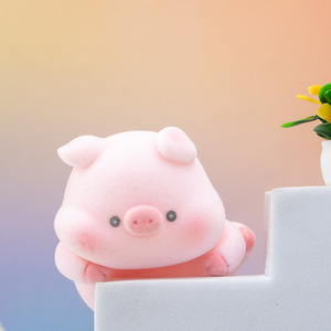 ตุ๊กตาสัตว์น่ารักทำจากเรซิ่น PVC ของตกแต่งขนาดเล็กสำหรับบ้าน สำนักงาน โต๊ะทำงาน ของขวัญ - Product Image 4