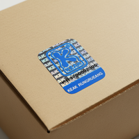 Autocollants adhésifs en PET à gratter personnalisés pour cadeaux, imprimés en sérigraphie, anti-contrefaçon au laser, fabriqués en Chine pour l'emballage